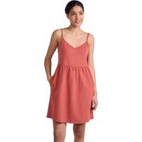 Ärmelloses Mini-Sommerkleid mit Taschen und Textur