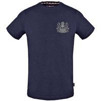 Aquascutum - "Aldis" T-Shirt für Herren, Logo (Dunkles Marineblau)