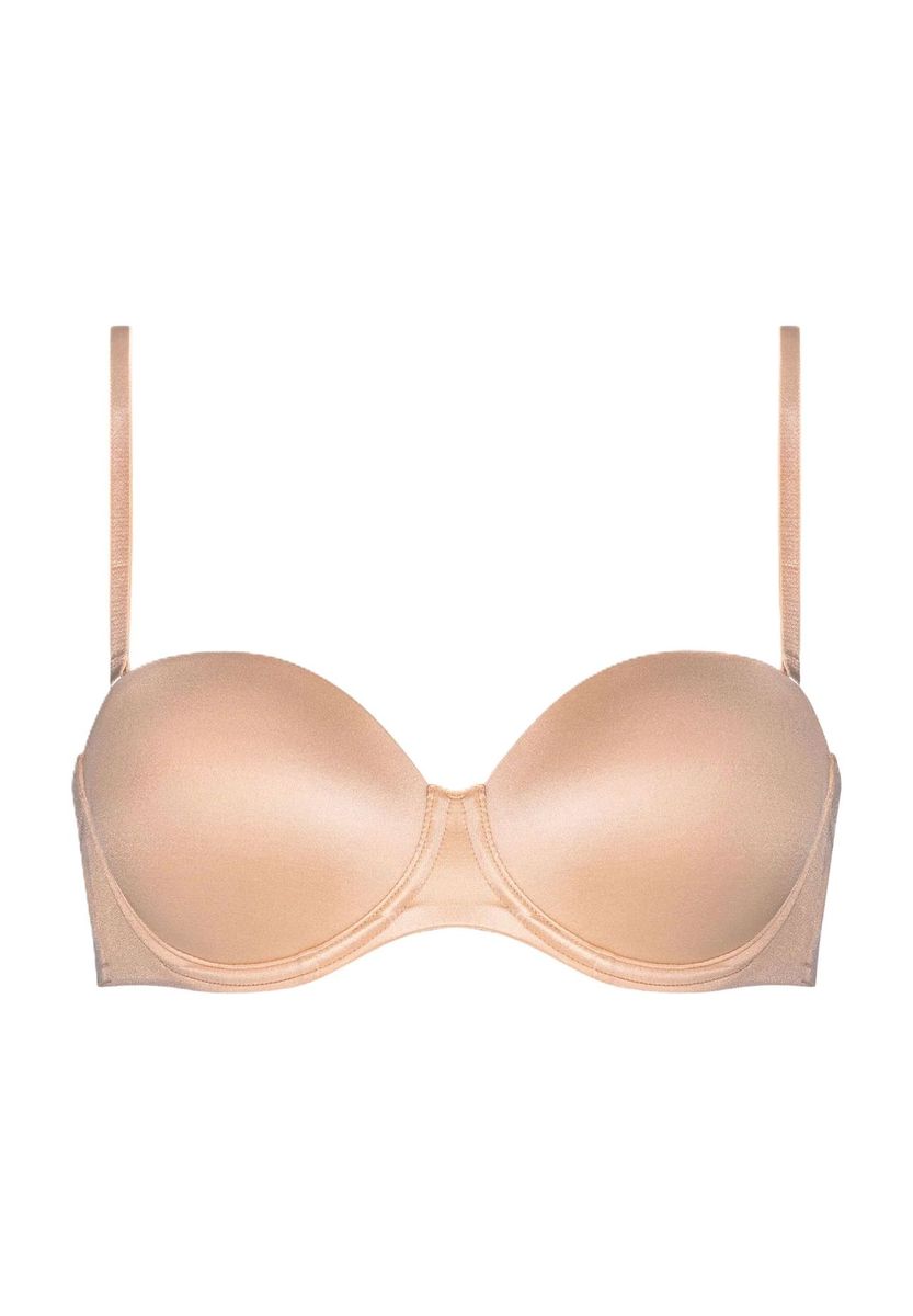 Trägerloser Balconette-BH mit abnehmbaren Trägern