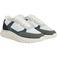 Jack And Jones - Herren Sneaker "Aspire Runner" (Burgfelsen Weiß/Marineblau/Marineblau)