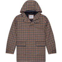 Wollmischung Anorak Jacke mit Kapuze