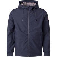 Aktive Marineblaue Kapuzenjacke