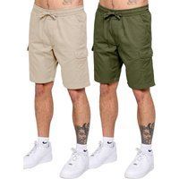 Herren Cargo Shorts Doppelpack