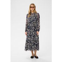 Geblümtes Midi-Hemdkleid