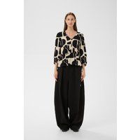Langärmlige Bluse mit Grafikprint