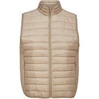 Gesteppte leichte gepolsterte Weste Gilet
