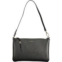 Schwarze Leder Schulter Baguette Tasche