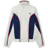 Retro-inspirierte Trainingsjacke mit Seiteneinsätzen