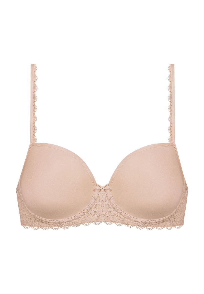 Atmungsaktiver Bügel-BH mit Spitzenbesatz