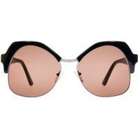 Übergroße Butterfly-Sonnenbrille mit getönten Gläsern