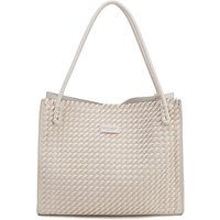 Shopper Tote aus Kunstleder mit Tasche