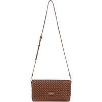 Gewebte Schultertasche aus veganem Leder