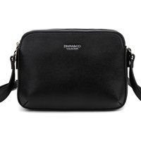 Gewebte Schultertasche aus veganem Leder