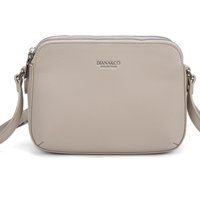 Gewebte Schultertasche aus veganem Leder