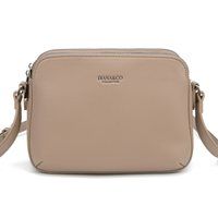 Gewebte Schultertasche aus veganem Leder