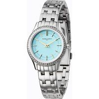 Elegante Damen Quarz Armbanduhr mit Kristallen