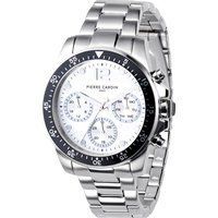 Herren-Chronograph-Uhr aus Edelstahl