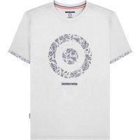 T-Shirt mit Paisley-Zielscheiben-Grafik