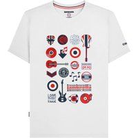 T-Shirt mit Paisley-Zielscheiben-Grafik