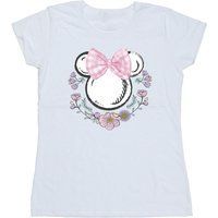 Disney - T-Shirt Schleife für Damen (Weiß)