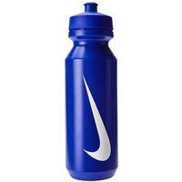Blaue Wasserflasche mit weiter Öffnung