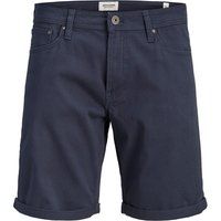 Klassische Jeansshorts mit Umschlag