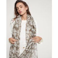 Brunello Cucinelli Seiden-Schal mit Blumenmuster