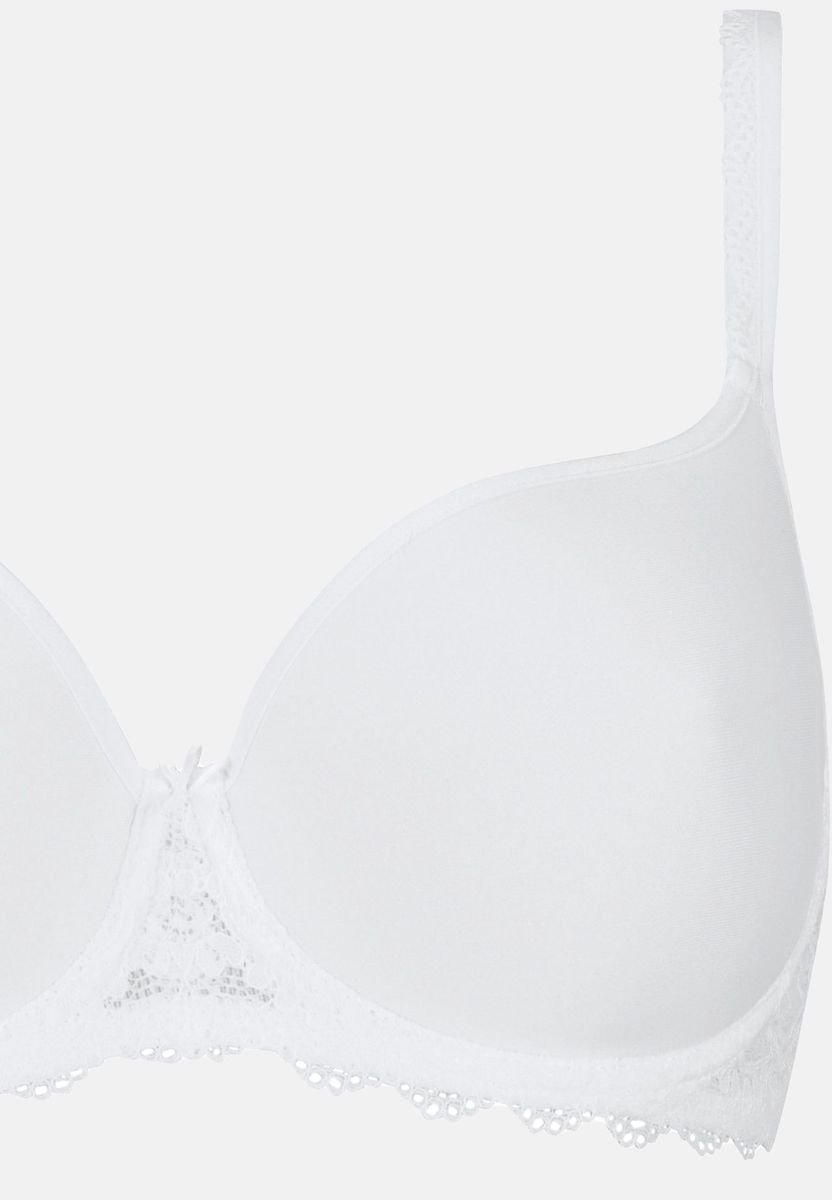 Atmungsaktiver Spacer-BH mit Spitzensaum