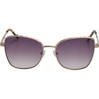 Elegante quadratische Sonnenbrille mit Metallrahmen
