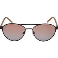 Piloten-Sonnenbrille aus Metall mit Rosé-Gläsern
