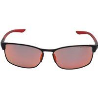 Rechteckige moderne Metall Sonnenbrille