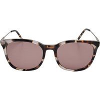 Sonnenbrille mit eckigem Acetatrahmen