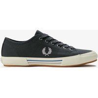 Fred Perry B708 Vintage Tennis Canvas Herren Sneaker Ankergrau
