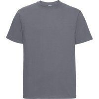 Klassisches schweres Baumwoll-T-Shirt mit Rundhalsausschnitt