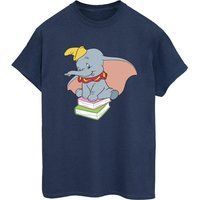 Disney - "Sitting On" T-Shirt für Damen (Marineblau)