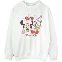 Disney - "Cherry Pie" Sweatshirt für Damen (Weiß/Weiß)