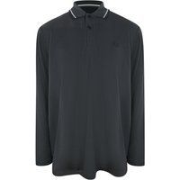 Langarm Poloshirt mit Zierstreifen
