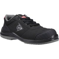 Dunlop First One Adv-Evo Niedrig Nubuk Herren Schwarz/Rot Sicherheitsschuhe