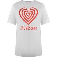 T-Shirt aus Baumwolle mit Grafik-Herzlogo