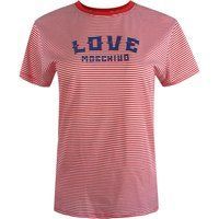 Gestreiftes Logo T-Shirt