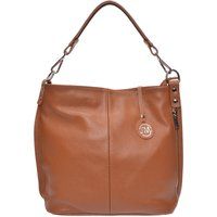 Leder-Beuteltasche mit Quasten