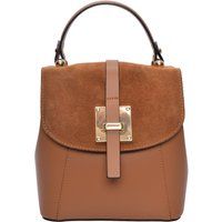 Leder-Beuteltasche mit Quasten