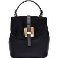 Leder Beuteltasche mit Quasten