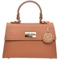 Schlangenleder Clutch mit Kettendetail