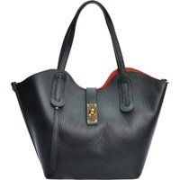 Elegante Leder-Tote-Handtasche mit Schloss