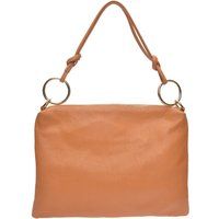 Minimalistische Ledertasche mit Ringen
