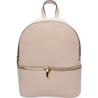 Strukturierte Leder-Tragetasche mit Griffen