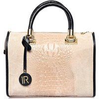 Handliche Ledersatteltasche mit Griff