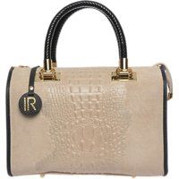 Handliche Ledersatteltasche mit Griff