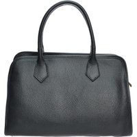 Strukturierte Handtasche aus Leder
